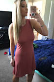 I absolutely love this dress it's so cute and comfy! However, for a big bust you can't tape your boobs the fabric shows everything. I went through lots of tape and settled on a cute bralette - Stefani M.