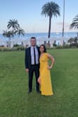Absolutely loved the dress! I was worried about wearing a wrap dress but it couldn't have fit any better. I got so many compliments on it at the wedding and from friends who saw photos. It was also super comfortable to wear, definitely recommend! - Rhiannon P.