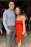 This dress is tight which is the look I hope you're going for if you want this dress! The coral red is a beautiful standout color and the fabric is forgiving. - Julissa B.