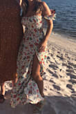 Really cute dress! I wore it on a dinner cruise and got a lot of compliments. I do wish I would have gotten the XS but they were sold out in that size so I went one size up. It did fit ok and looked cute. - Nicole G.