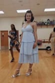 Bought this for my daughter to wear for some graduation events. It's so pretty! She can pull it off without a bra, but we opted for a strapless one to give her a little more security. - Angela H.