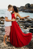 I love this one because it is so fun and flows. I wore it on vacay and couldn't stop twirling. - Danielle C.