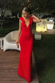 I bought this red dress to my college prom in Portugal and I was the most sexy and beautiful girl there (hahaha). It fits just perfectly on your body, it's so elegant and sexy. I was feeling so powerful in it and I didn't want to take it off. I'm still amazed by it. If you're having second thoughts about this dress, just don't, get it girl. You won't regret. - Jassica H.