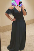 I got this dress for a wedding. I wanted something fitted & flowy. It was fitted (not overly) on top and very flowy on the bottom.This dress was perfect! I received SO many compliments on it! - Noelia M.