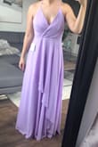This dress is exactly what I was looking for. The color is gorgeous and the fit is flattering. - Dannah D.