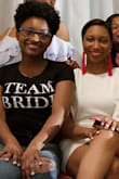 Bought these for my bridesmaids and they loved them. The material is soft and stretchy. It runs a little large so I would size down. - Tiffany A.