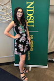 I ordered this dress for my graduation ceremony. This dress fit me perfectly! No too long, not too short it was the perfect length for my height. The front part is a little open in the chest area so I wore a Lacey bralette underneath and it looked amazing. - Kelsey J.