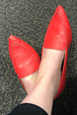 I'm in love with my new red/leather flats! They are perfect for both work and play. Every single time I wear them, somebody compliments them because the color is so bright (in a good way)! These are perfect for the upcoming summer! - Jordan M.