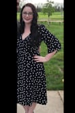 This was a last minute purchase for a wedding. Absolutely love it. Comfortable, flattering. Will work for date night, weddings, or even work. - Serenity O.