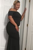 It fits perfect I ordered it for my mothers wedding. The material is so soft and comfortable. I LOVE IT!!! - Nashe E.