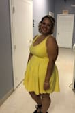 I absolutely love this dress! The material is stretchy and it was super comfortable! I feel absolutely gorgeous in this dress! I wore this to my best friends wedding and everyone was complementing me! Thanks LuLus!! - Hannah D.