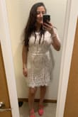 Such a cute dress and awesome material. Even my fiance said this is one of the best dresses he has seen on me! Can't wait to wear it for my rehearsal dinner! - Larissa E.