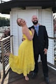 This dress fit like a dream. I wore it to my cousin's fall wedding, and it was such a hit. Very comfortable and flattering and the color is just as bright as the photos. - Corinna P.