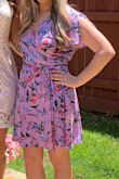 Fits great! I didn't realize it was a wrap where it opens up completely but I figured it out! I got so many compliments at my friends bridal shower! - Chelsea A.