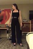 I've wanted a jumpsuit for quite a while but because of my height I've avoided them. After reading reviews saying it's super long and needed shortened a bunch and that the crotch came down super low, I decided to give it a try. It's lovely! The crotch doesn't give me a wedgie and the hemline almost reaches the floor. I wish it were 4 inches longer still, but it's way better than most! How people can say it's ridiculously long I can't imagine. Must be 5' tall girls without a 36" inseam. The fit is perfect in the waist, shoulders, and bust. Will be looking to buy more from Lulus! - Jill K.