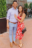This dress was amazing!!
I was super skeptical to order it as I don't typically wear MIDI dresses.
Best decision! The cut on the bottom of the dress perfectly defines a little flirty mood!
Perfect for dinners, date nights, and even wedding! - Grishma P.