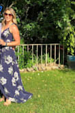 Wore this to a wedding held at a vineyard! I got so many compliments on this dress and it was perfect for the hot days weather. Easy to sit in and easy to dance in! I'm somewhere between a small and medium but since this was a wrap dress, I ordered the small. I buy ALL my special occasion dresses from here! - Danielle P.