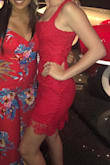 My daughter wore this for a high school event and loved it. She had the straps altered but it fit perfectly everywhere else. Great color red. - Tara M.