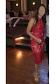 This dress was perfect for a wedding - I received a ton of compliments and it fit very nice. ONLY disadvantage - because it goes down past your knees and fits tight, it is difficult to bend down and walk a bunch of steps! (a little confined). Still would not deter me from wearing again though! - Jessica P.