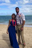 This was a great two piece for a beach wedding however, I did have to take in the waist area and shorten the length. - Annabel G.