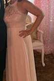 I bought this dress for my best friend's wedding. I was one of the bridesmaids. The color was the same as I saw online and what the bride wanted. It was a little too long since I'm 5'2". I bought It on size 8 and it fit perfectly in terms of my body. The dress was comfortable and I got a lot of compliments. I tried and ordered several dresses from other outlets and this one was finally the one that fits and the best dress overall. I love this dress. - Mc N.