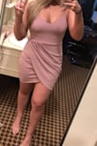 This dress is gorgeous and sexy! The dress hugs tight but also can cover up that little belly pooch which is great if you are going to an event where you will be eating & drinking a lot. I am pretty tall and short dresses are usually way too short but this covers a lot! Definitely worth the buy. - Kirstyn S.