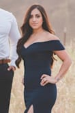 I purchased this dress for my engagement pictures, and it was so stunning! I'm fairly short; however, it was not too long that I couldn't walk in it. I have wider hips and thicker legs, this dress hugged me in all the right places. - Jessica B.