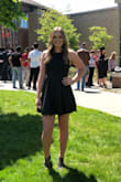 I ordered this dress for my college graduation and absolutely loved it! I received sooo many compliments about the dress. I was skeptical about ordering online, especially since I had never ordered from this site before, but I loved it and plan on ordering all of my future dresses from this site!! I also loved the open back! - Alyssa H.
