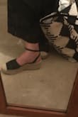 The fit is a tiny bit small. I usually wear a 9 and these just fit; however, as I wore them, they did loosen a bit and now fit perfectly. If you are between a whole size and a half size, you may want to order up. The shoes are so summery and stylish. I absolutely love them! - Belinda S.