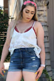 I wore these shorts with a white top and it went perfectly. I really liked the high waist and the material is high quality! I definitely would recommend these shorts to anyone! Love me some Lulus. - Bibianna R.