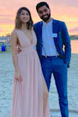 Beautiful dress - fit perfectly. However, I couldn't sit without flashing, so I'd keep that in mind before buying. Other than that, fit and quality were perfect! - Prativa J.
