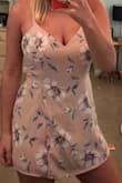 I love this romper!!! I got so many compliments and it's so comfy! I was worried about it being a little short in the back but it fits perfectly!! - Johanna S.