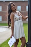 This dress is everything I want in something cute, simple and fun. It gives a slight amount of cleavage, but nothing scandalous. It just fits perfect and is so flowy! - Ashley T.