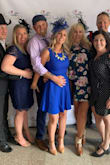 This dress is perfect!!! It's flattering, fits my chest & isn't too short. - Katie H.