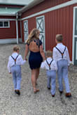 I LOVED the open back of this dress. I got a ton of compliments. It's tight enough that I didn't need to fuss with a stick on bra. - Kristy R.