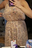 The waist fit awesome, however there was a lot of room in the bust/armpit area. - Karen G.