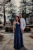 I loved this dress! I wore it for my engagement photos and it looked so pretty! Shockingly didn't need to hem it, wore it with maybe 2 inch boots. highly recommend, I've gotten so many compliments on it. - Kassidy H.
