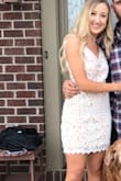 I love this dress! I was super worried about it not fitting because it is an XS and there were no smalls in stock. Really happy though that it fit perfect! Perfect length and size. Would definitely recommend sizing down! - Kayla H.