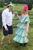 If you do not want anyone to stop and talk to you, do not put on this dress! The fit, the quality, and the colors are the lovable things about this piece. Stays off the shoulder with minimal adjusting. Wonderfully lined. Vibrant and can be paired with anything! Twirling is a must. - Bailey J.