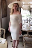 Wore this to my tea-party themed bridal shower and was a hit! The lining is a little thinner, would recommend wearing shapewear if you have any kind of "curves." It did run a little tight... so would recommend either ordering the next size up, or just be ready to be a little "sausaged." Great for showers, derby parties, any summer parties, rehearsal dinners, or reception dress! - Kelsey D.