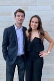 I am always nervous ordering something like this online, but it worked out so well. It fit snug but in a good way! I felt bloated that night, but you really couldn't tell with it on. Only thing is that if you have boobs, you will have some cleavage! I used dress tape to help. - Kendall R.