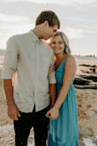 I wore this dress for engagement photos on the beach and I absolutely loved it! It was flowy, but the slits on the sides made it really sexy. Highly recommend - Kylee P.