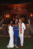 My sister requested we all wear white for her wedding. I hunted down this dress and waited anxiously for it to be available. I ordered both small and medium. Since I've had my second daughter I haven't been able to shake off the weight, but a small ended up doing what I needed it to! Extremely flattering and even with being white, the fabric hugs and almost shapes with how strong and weighted it is. Love it! I plan to order more in other colors! - Esther C.