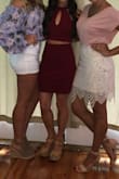 I was a little concerned about how I'd like wearing this with two pieces, but it was flattering and fun to wear! - Meaghan P.