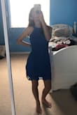 I bought this dress for my high school graduation, and I absolutely love it! The color is so pretty (I chose this one because it goes with my college's colors), and it fits really nice. I can't wait to wear it! Would definitely recommend, very cute and classy. :) - Lauren C.