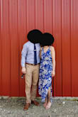 This is a very flattering dress! I felt beautiful in it! The color is vibrant & eye-catching. It is also very flowy! I'm 5'4" with a very small bust (32A), so I ordered an XS and wore the dress with 3" heels. It's pretty low cut, so beware! - Jeeyoung W.