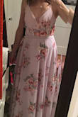 Hard to go wrong with a wrap dress, fits perfectly. I'm 5'6 and need to wear inch heels so it won't drag on the ground. Such a beautiful quality dress! - Cammy C.