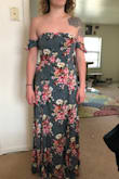 I love the dress only thing is obviously the straps are a bit restricting. And the torso of the dress is kinda loose but I don't think I'd fit into a size small so I kept the medium. Going to be wearing for engagement photos! - Sidney M.