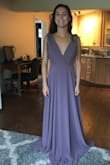 Great quality dress. I have a petite frame and was worried the chest area would look too big but it fits great! Going to have to get it hemmed, but that is how it always is with long dressed because I am short. - Anice R.