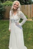 Wore it for my bridal shower but honestly could have worn it as a wedding dress, it was that amazing. Highly recommend for anything bridal or even engagement pictures. You will feel like a princess in it! - Nichole S.